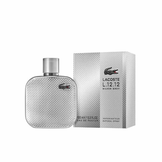 Lacoste L.12.12 Silver Grey Eau De Parfum Spray 100ml - Orient Perfumes Portugal