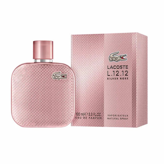 Lacoste L.12.12 Silver Rose Eau De Parfum Spray 100ml - Orient Perfumes Portugal