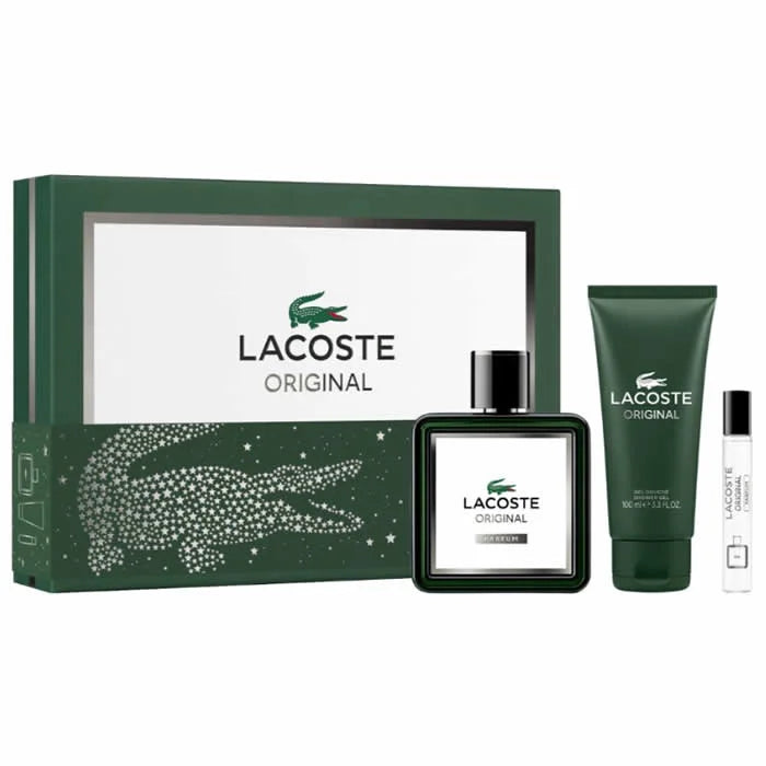 Lacoste Original Eau De Parfum Spray 100ml Set 3 Pieces - Perfume Original na Orient Perfumes Portugal