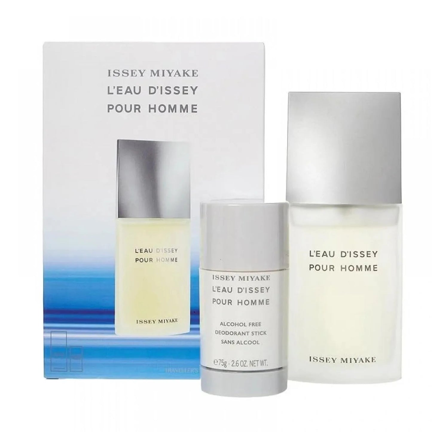 Issey Miyake L'eau D'issey Eau De Toilette Pour Homme 75ml Spray Desodorante Stick Sin Alcohol 75g - Perfume Original na Orient Perfumes Portugal