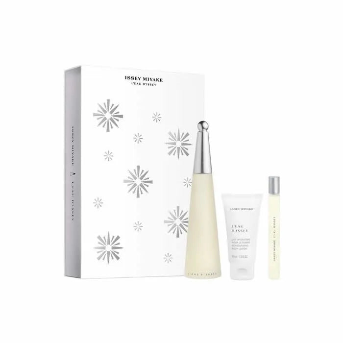 Issey Miyake L'Eau D'Issey Eau De Toilette Spray 100ml Set 3 Piezas - Orient Perfumes Portugal