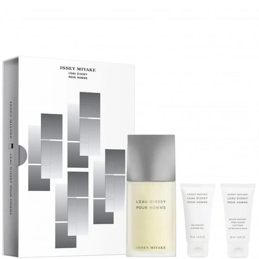 Issey Miyake D'issey Homme Eau De Toilette 125ml Gel Ducha 50ml After Shave 50ml - Perfume Original na Orient Perfumes Portugal