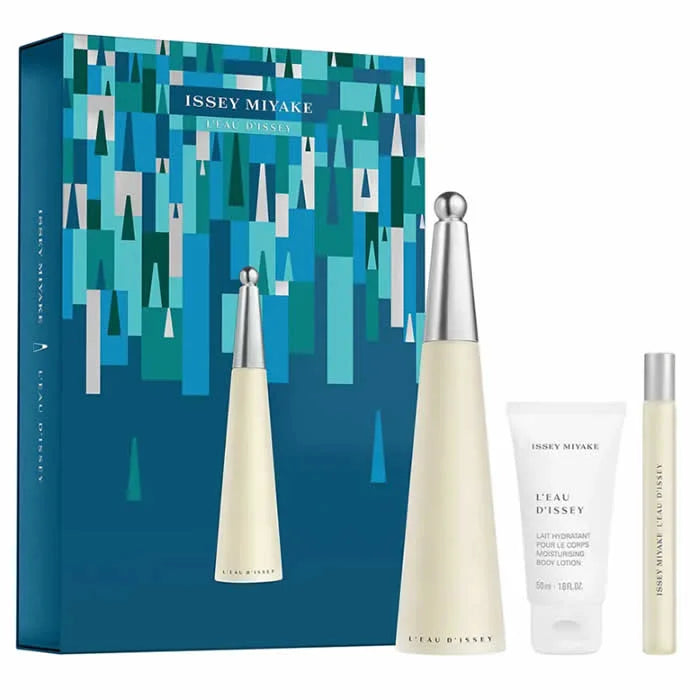 Issey Miyake L'Eau D'IsseyEau De Toilette Spray 100ml Set 3 Piezas - Orient Perfumes Portugal