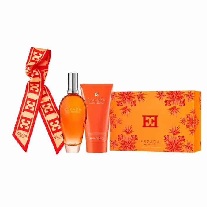 Escada Bali Paradise Eau De Toilette Spray 100ml Set 3 Pieces - Perfume Original na Orient Perfumes Portugal