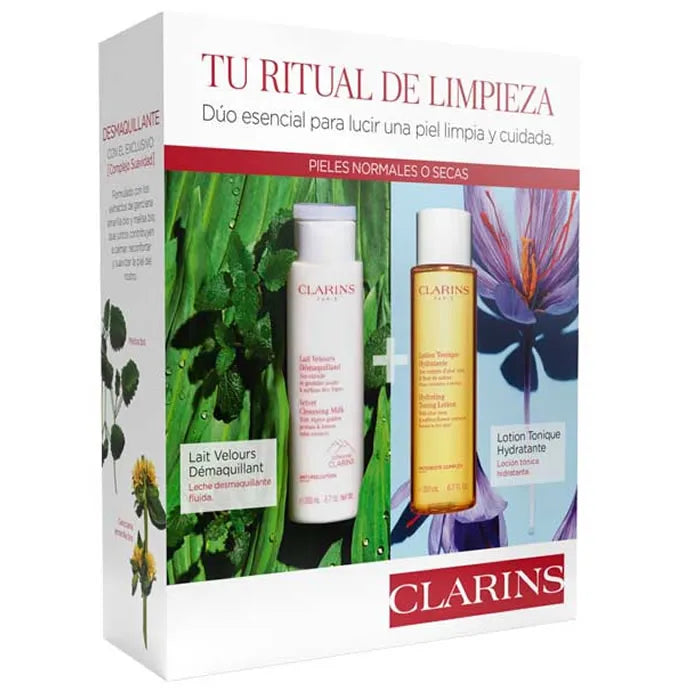 Clarins Velvet Cleansing Milk 200ml Set 2 Piezas - Orient Perfumes Portugal