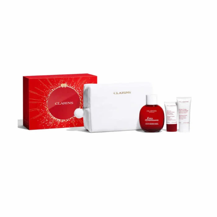Clarins Agua De Tratamiento Eau Dynamisante 100ml Set 4 Piezas - Orient Perfumes Portugal