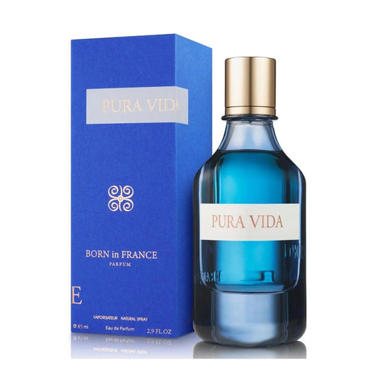 Parisis Parfums Born In France Eau De Parfum Pura Vida 85ml - Orient Perfumes Portugal