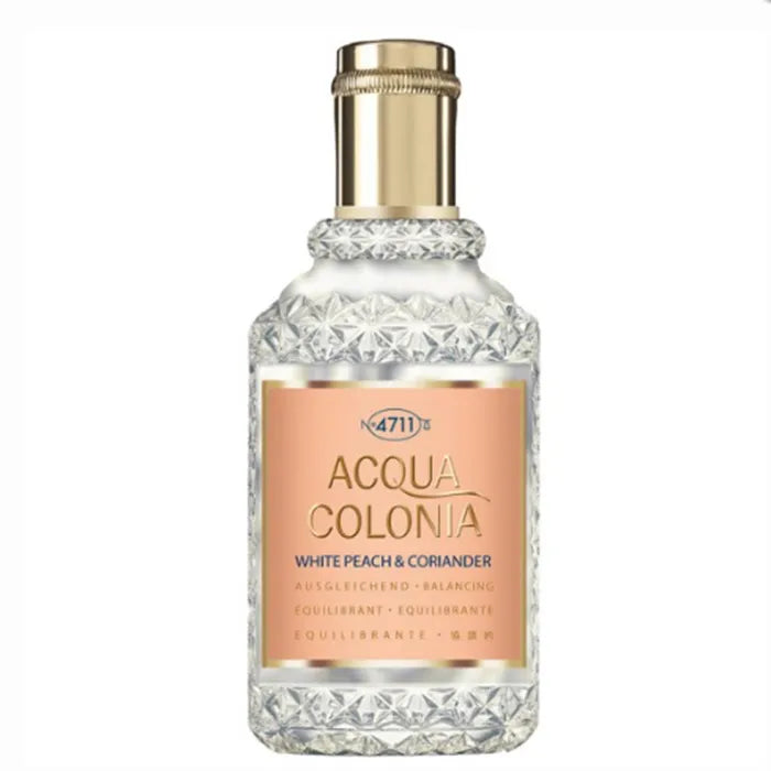 4711 Acqua Colonia White Peach & Coriander Eau De Cologne Spray 50ml - Orient Perfumes Portugal