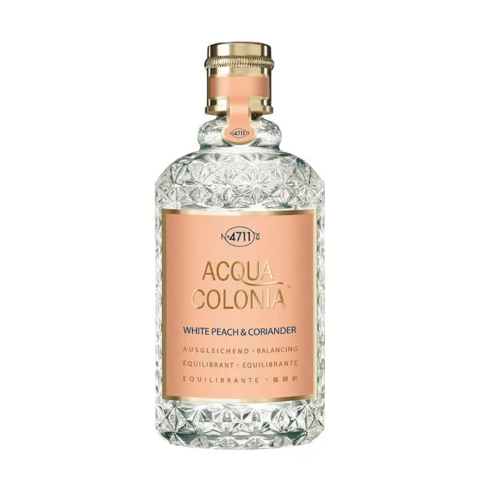 4711 Acqua Colonia White Peach And Coriander Eau De Cologne Spray 170ml - Orient Perfumes Portugal