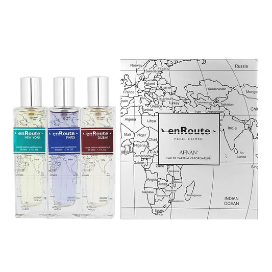 Afnan Enroute Eau De Parfum Pour Homme New York 50ml Eau De Parfum 50ml Paris Eau De Parfum 50mldubai - Orient Perfumes Portugal