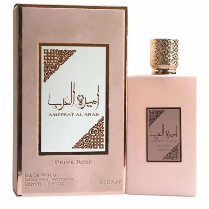 LATTAFA AMEERAL AL ARAB PRIVE ROSE EAU DE PARFUM SPRAY 100ML - Orient Perfumes Portugal