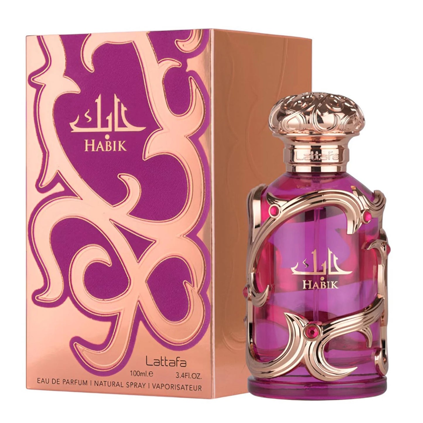 Lattafa Habik Eau De Parfum 100ml Spray - Perfume Original na Orient Perfumes Portugal