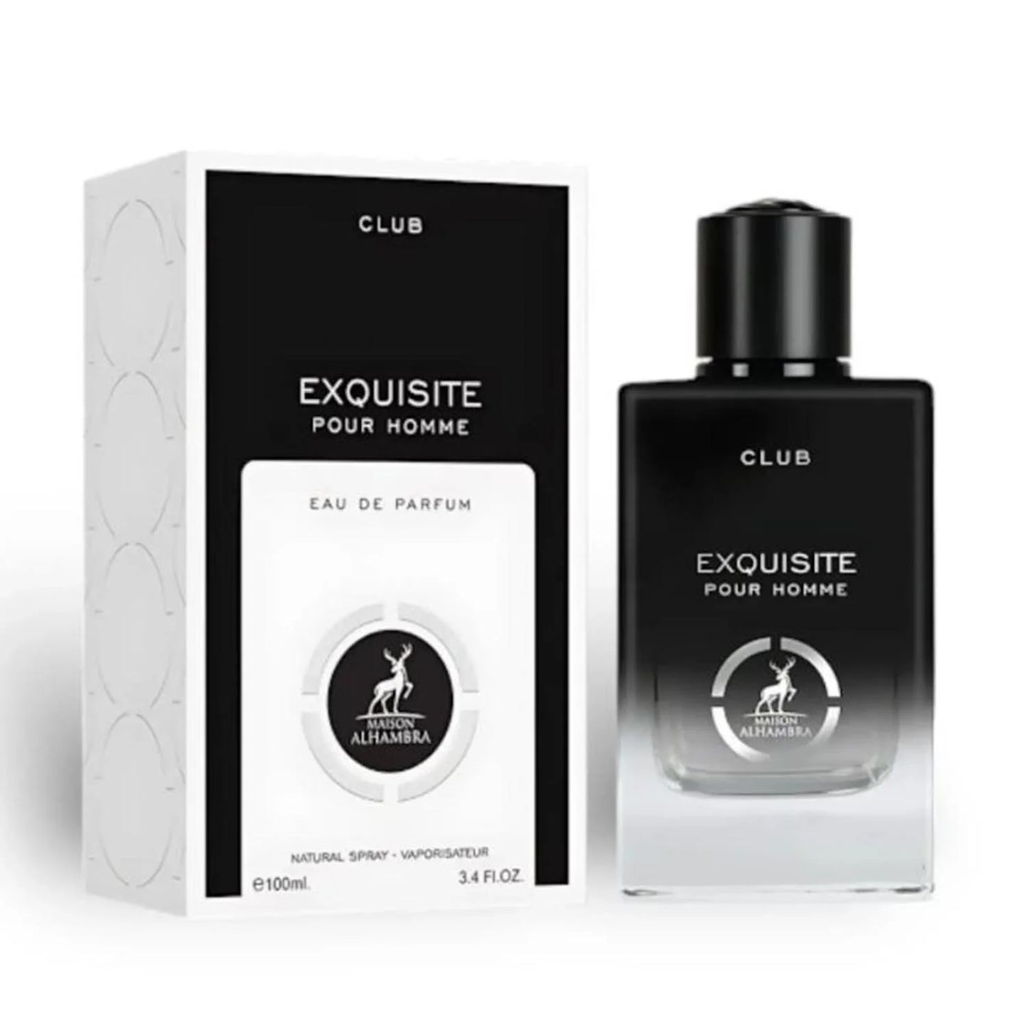 Maison Alhambra Club Exquisite Pour Homme Eau De Parfum 100ml Spray - Orient Perfumes Portugal