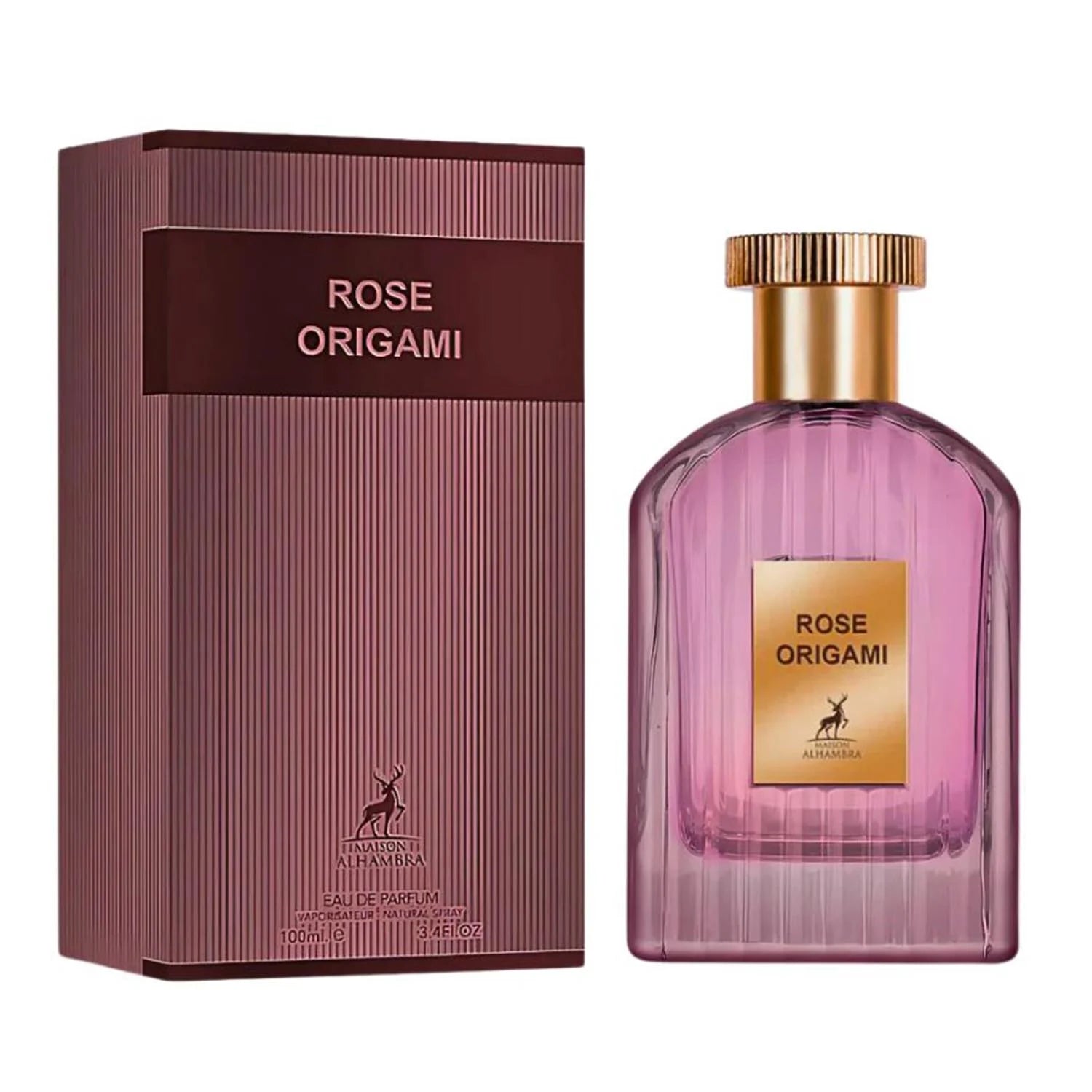 Maison Alhambra Rose Origami Eau De Parfum 100ml Spray - Orient Perfumes Portugal