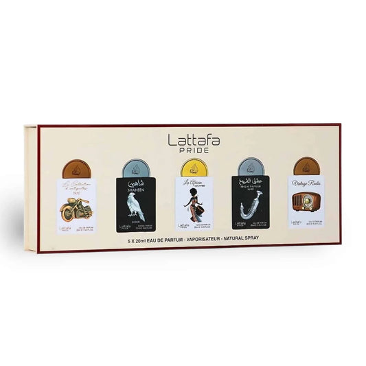 Set Lattafa Pride Collection N5 Edp 5 X 20ml - Perfume Original na Orient Perfumes Portugal