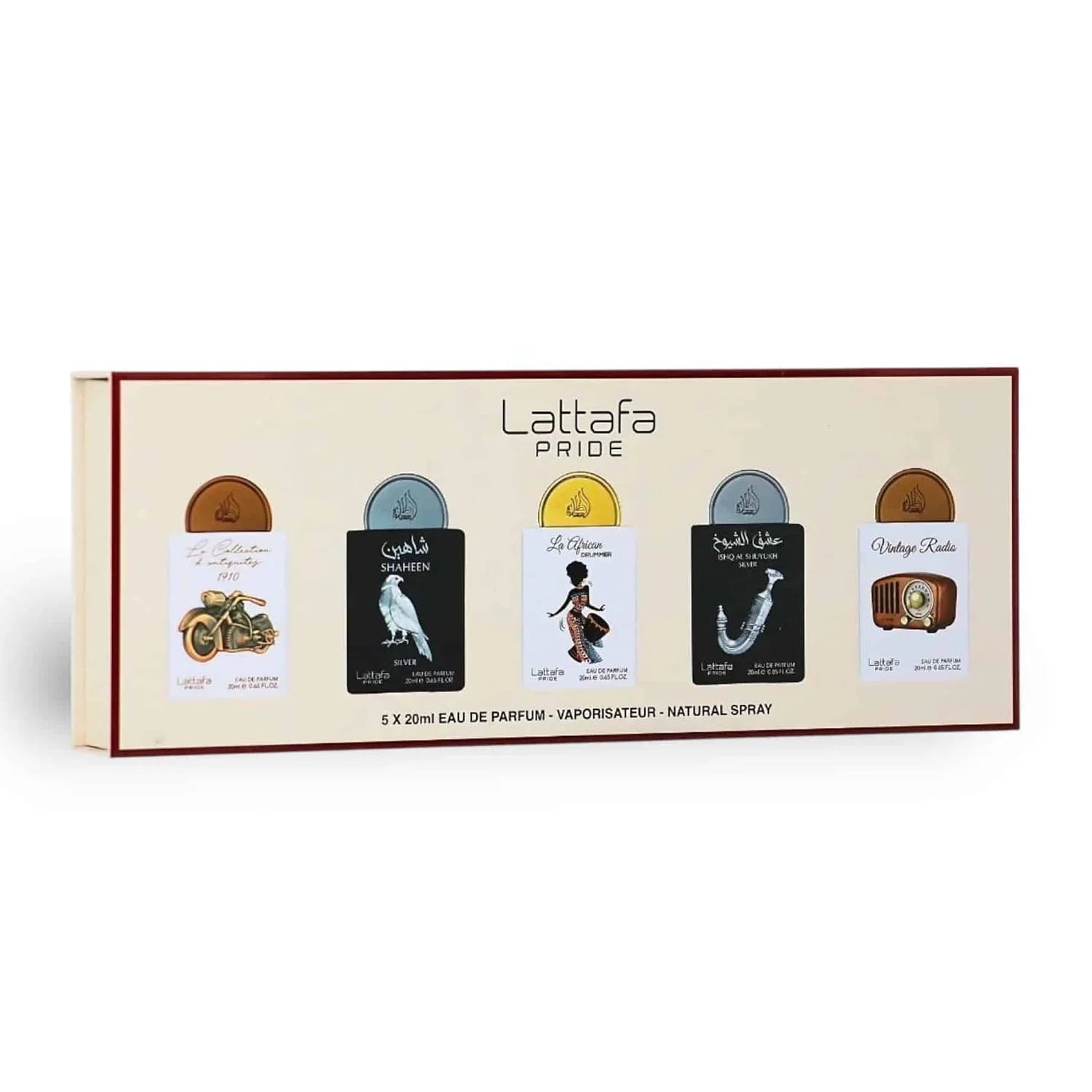 Set Lattafa Pride Collection N5 Edp 5 X 20ml | Orient Perfumes