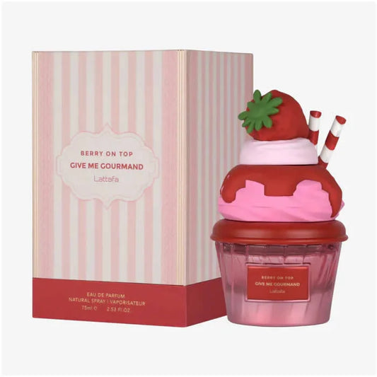 Lattafa Berry On Top Give Me Gourmand Eau de Parfum Spray 75ml - Orient Perfumes Portugal