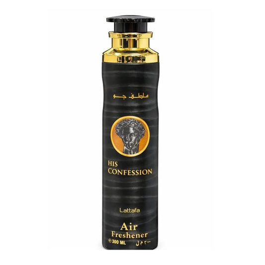 Lattafa His Confession Air Freshener 300ml Spray - Perfume Original na Orient Perfumes Portugal