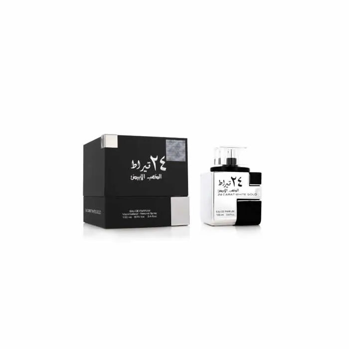 LATTAFA 24 CARAT WHITE GOLD EDP SPRAY 100ML - Orient Perfumes Portugal