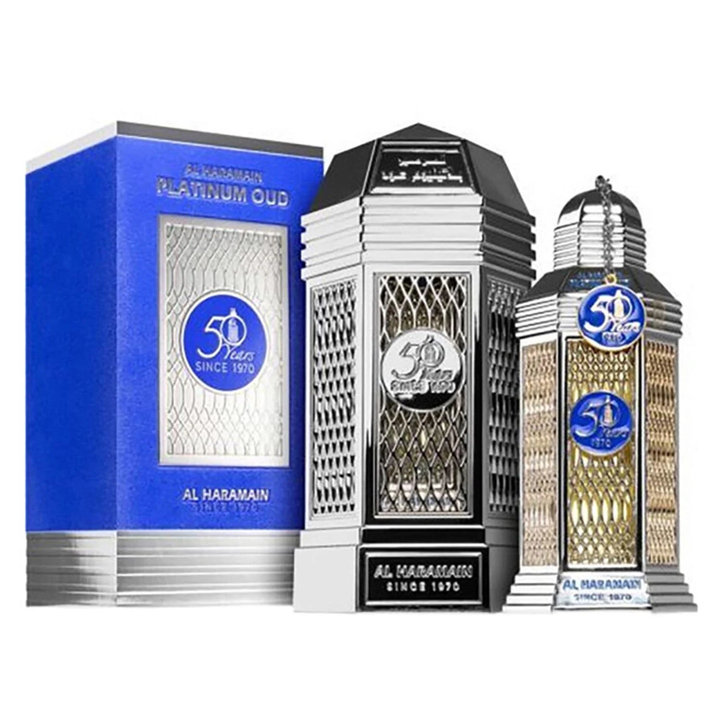 Al Haramain Platinum Oud Eau De Parfum 50 Years 100ml Spray | Orient Perfumes