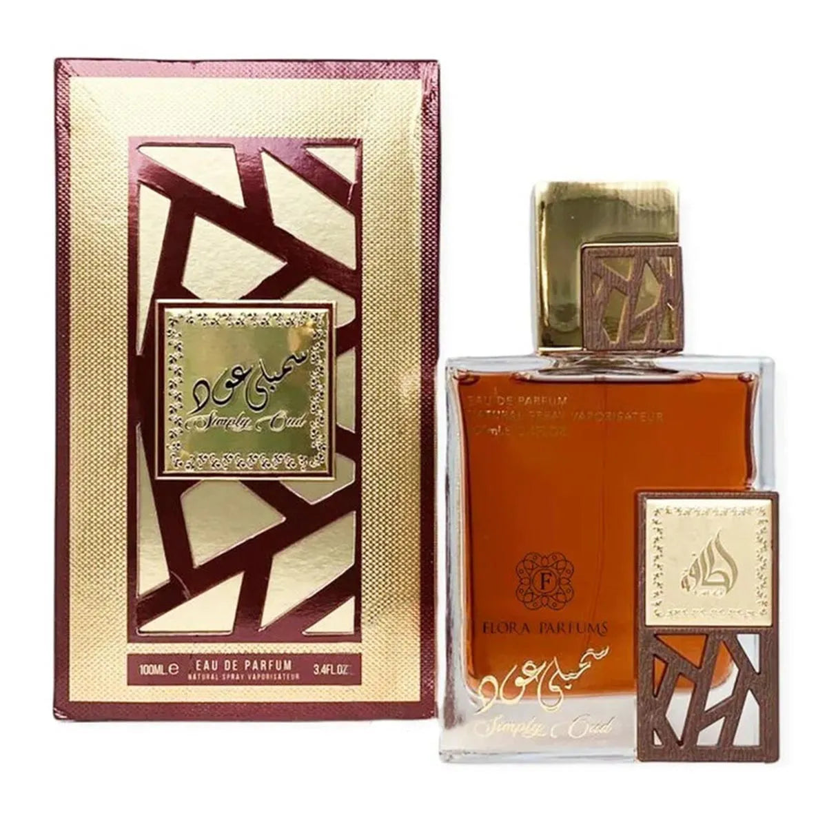 Lattafa Flora Parfums Simply Oud Eau De Parfum 100ml - Orient Perfumes Portugal