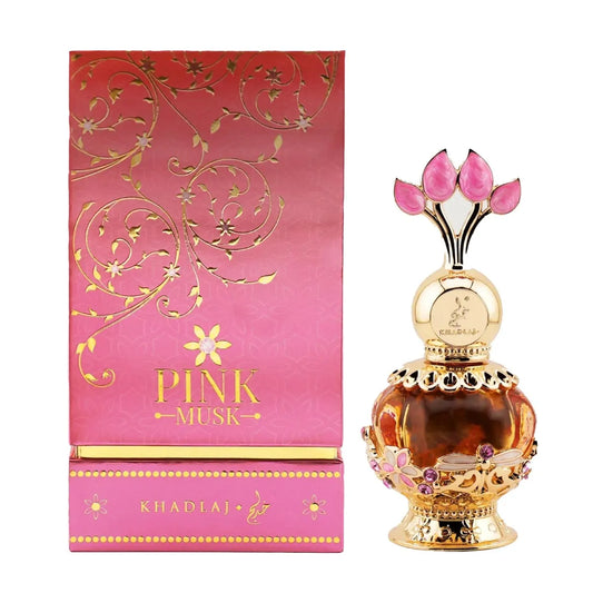 Khadlaj Perfumes Khadlaj Pink Musk Aceite Concentrado Perfumado 20ml - Orient Perfumes Portugal