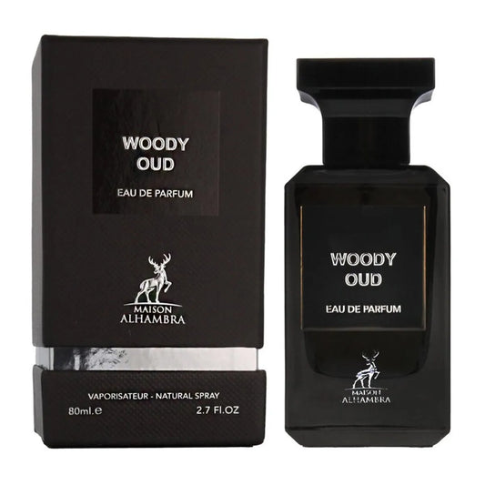 Maison Alhambra Woody Oud Eau De Parfum 80ml Spray - Perfume Original na Orient Perfumes Portugal