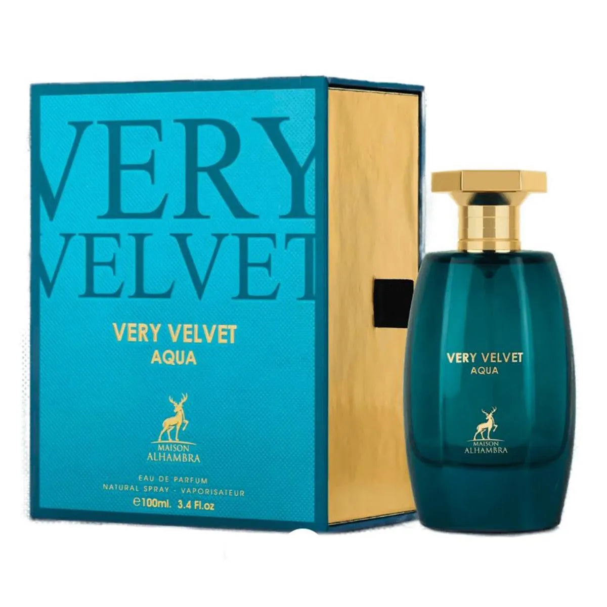 Maison Alhambra Very Velvet Aqua Velvet Velvet Eau De Parfum 100ml Spray - Orient Perfumes Portugal