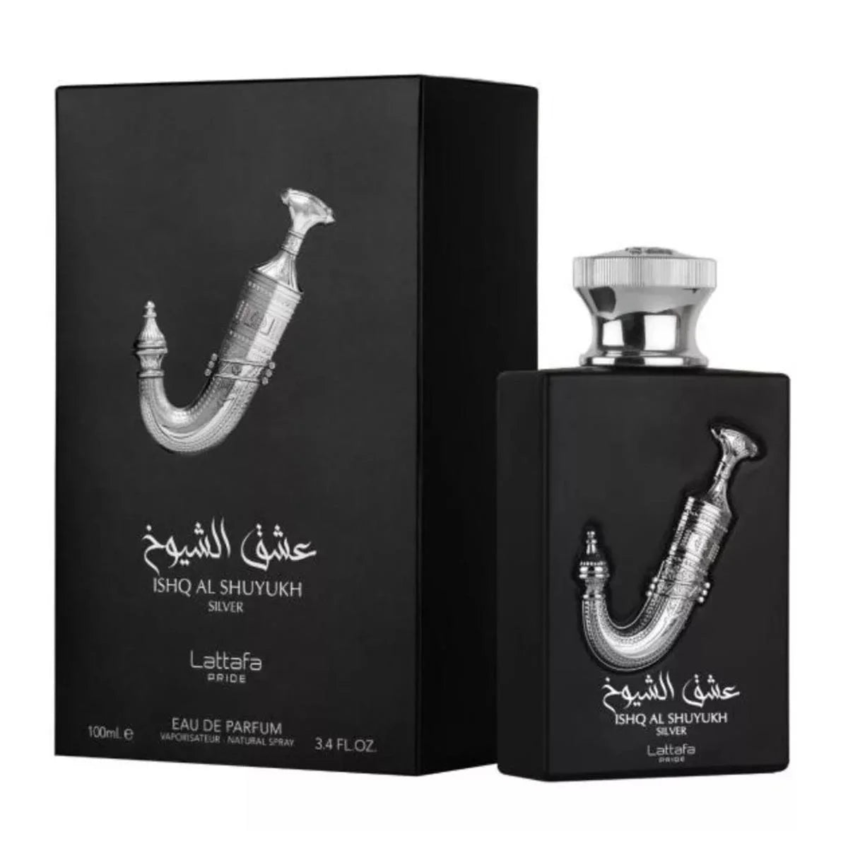 Lattafa Ishq Al Shuyukh Silver Eau De Parfum 100ml - Orient Perfumes Portugal