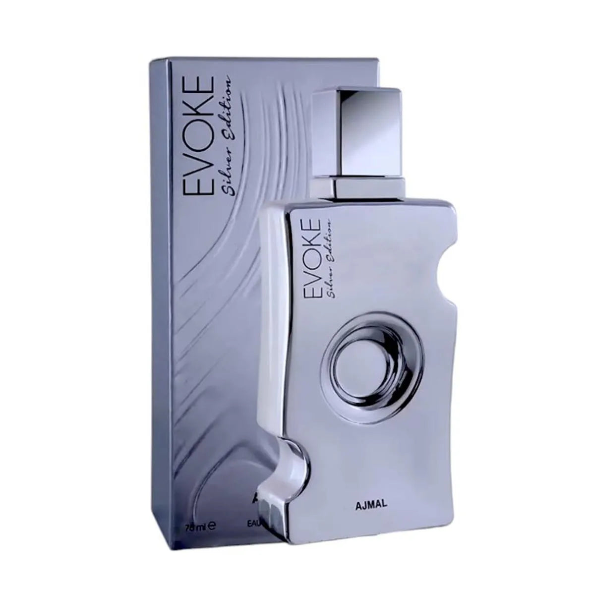 Ajmal Evoke Eau De Parfum Silver Edition 75ml - Orient Perfumes Portugal