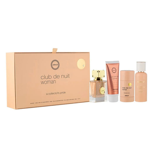 Armaf Club Denuit Woman Eau De Parfum 55un Spray Hair Mist 55ml Desodorante Stick 75ml Crema De Manos 50ml - Orient Perfumes Portugal