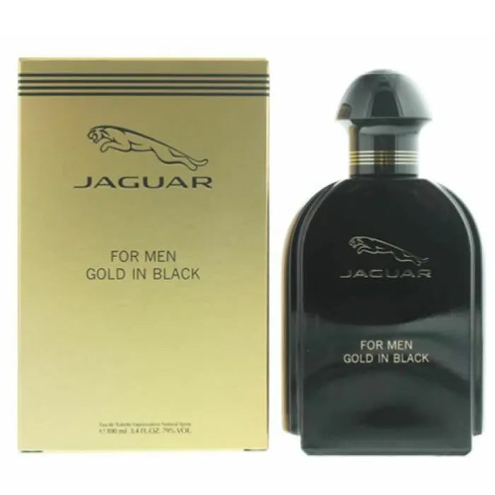 Jaguar For Men Gold In Black Eau De Toilette Spray 100ml - Orient Perfumes Portugal