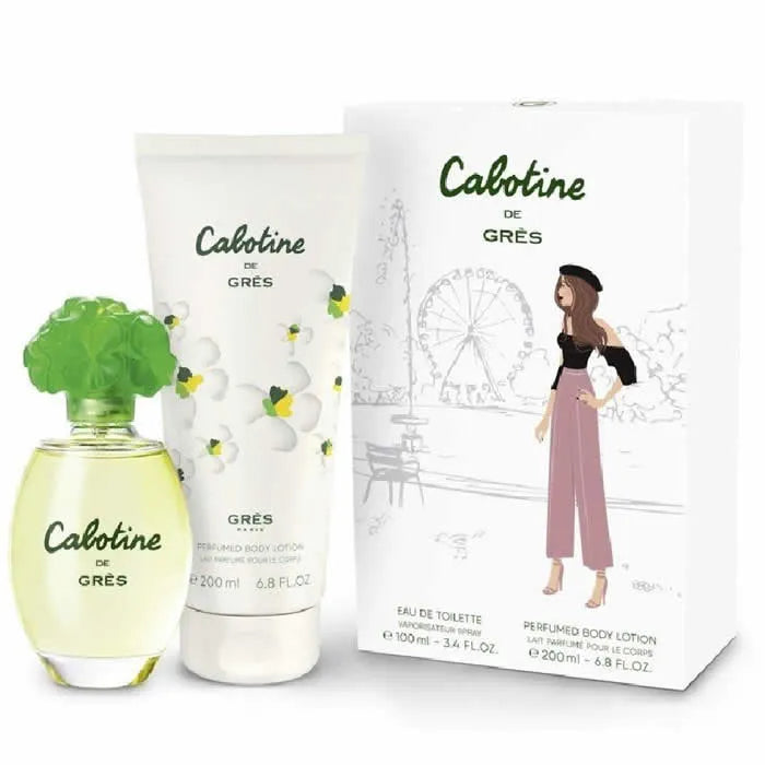 Gres Cabotine Eau De Toilette Spray 100ml Set 2 Piezas - Orient Perfumes Portugal