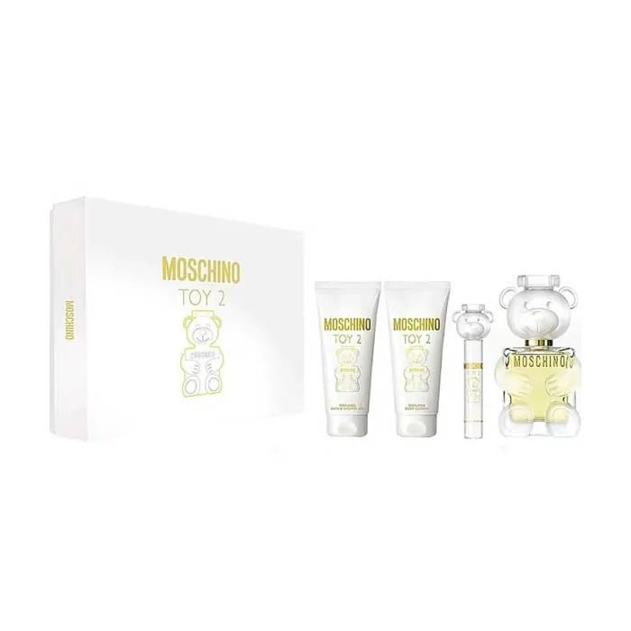 Moschino Toy 2 Eau De Perfume Spray 100ml Set 4 Pieces - Perfume Original na Orient Perfumes Portugal
