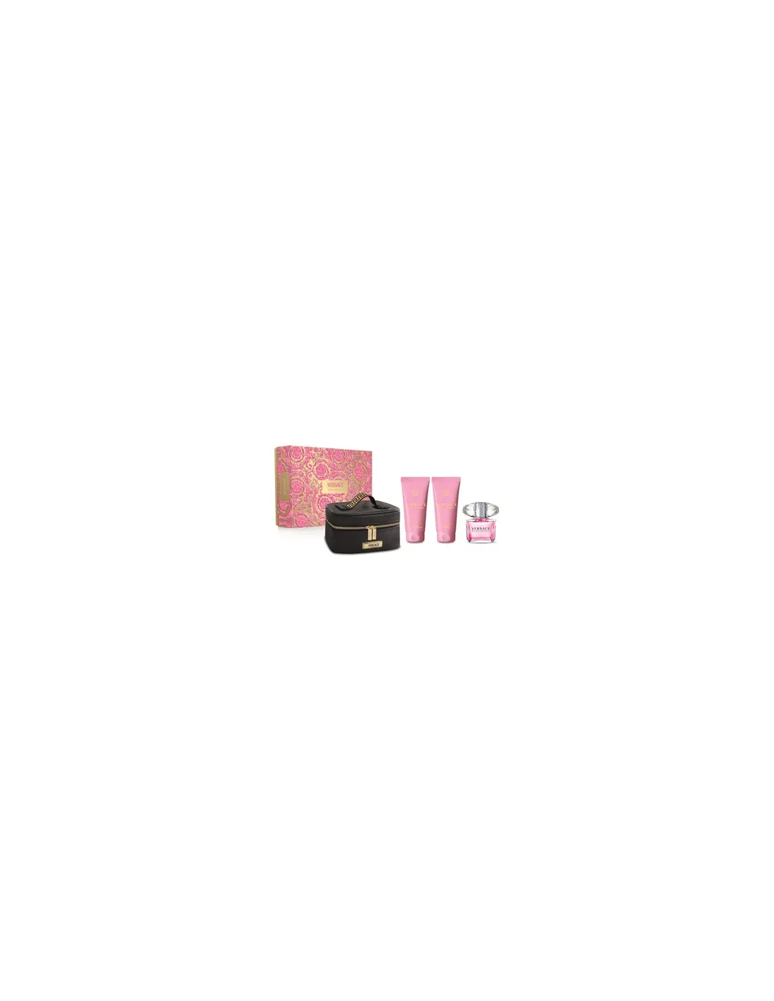 Versace Bright Crystal Eau De Toilette Spray 90ml Christmas Set 4 Pieces - Perfume Original na Orient Perfumes Portugal