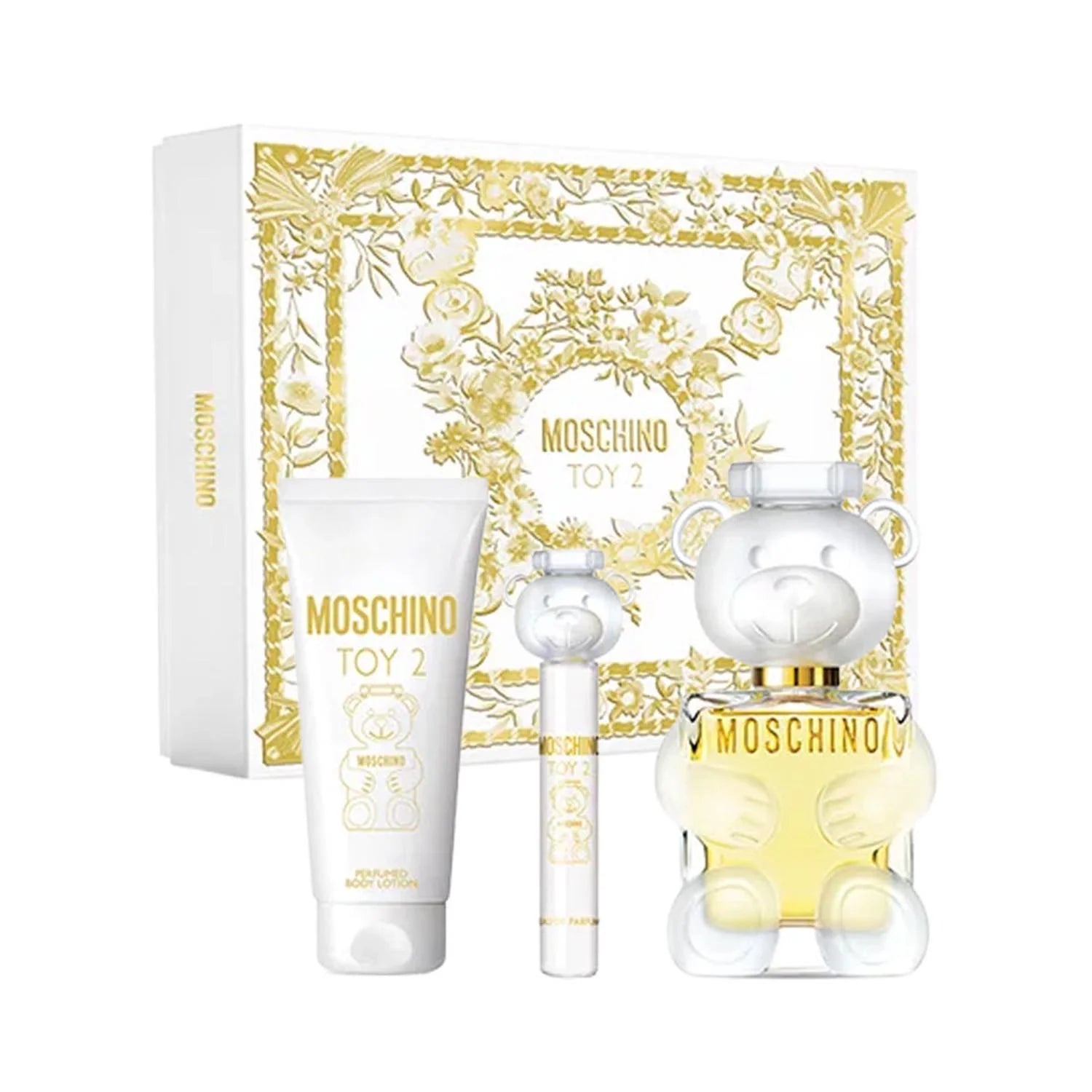 Moschino Toy 2 Eau De Parfum 100ml Spray Locion Corporal Perfumada 100ml Miniatura Eau De Parfum 10mlvaporizador - Perfume Original na Orient Perfumes Portugal
