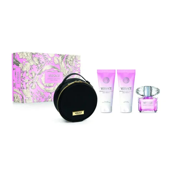 Versace Bright Crystal Eau De Toilette Spray 90ml Set 4 Piezas - Orient Perfumes Portugal