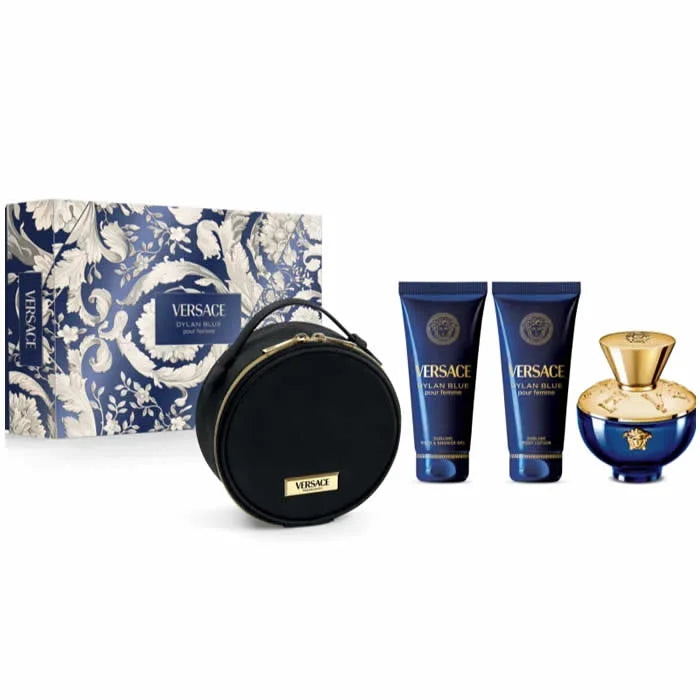 Versace Dylan Blue Pour Femme Eay De Parfum Spray 100ml Set 3 Piezas - Orient Perfumes Portugal