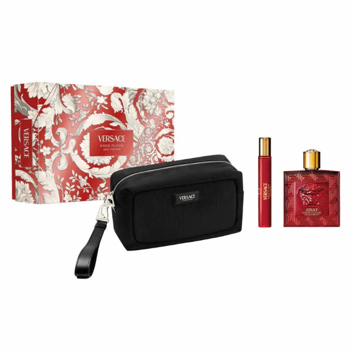 Versace Eros Flame Eau de Parfum Spray 100ml Set 3 Piezas - Orient Perfumes Portugal