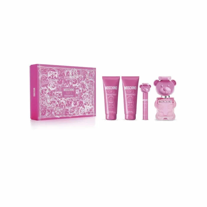 Moschino Toy 2 Bubble Gum Eau de Toilette Spray 100ml Set 4 Piezas - Orient Perfumes Portugal