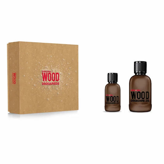 Dsquared2 Original Wood Eau De Parfum Spray 100ml Set 2 Piezas - Orient Perfumes Portugal