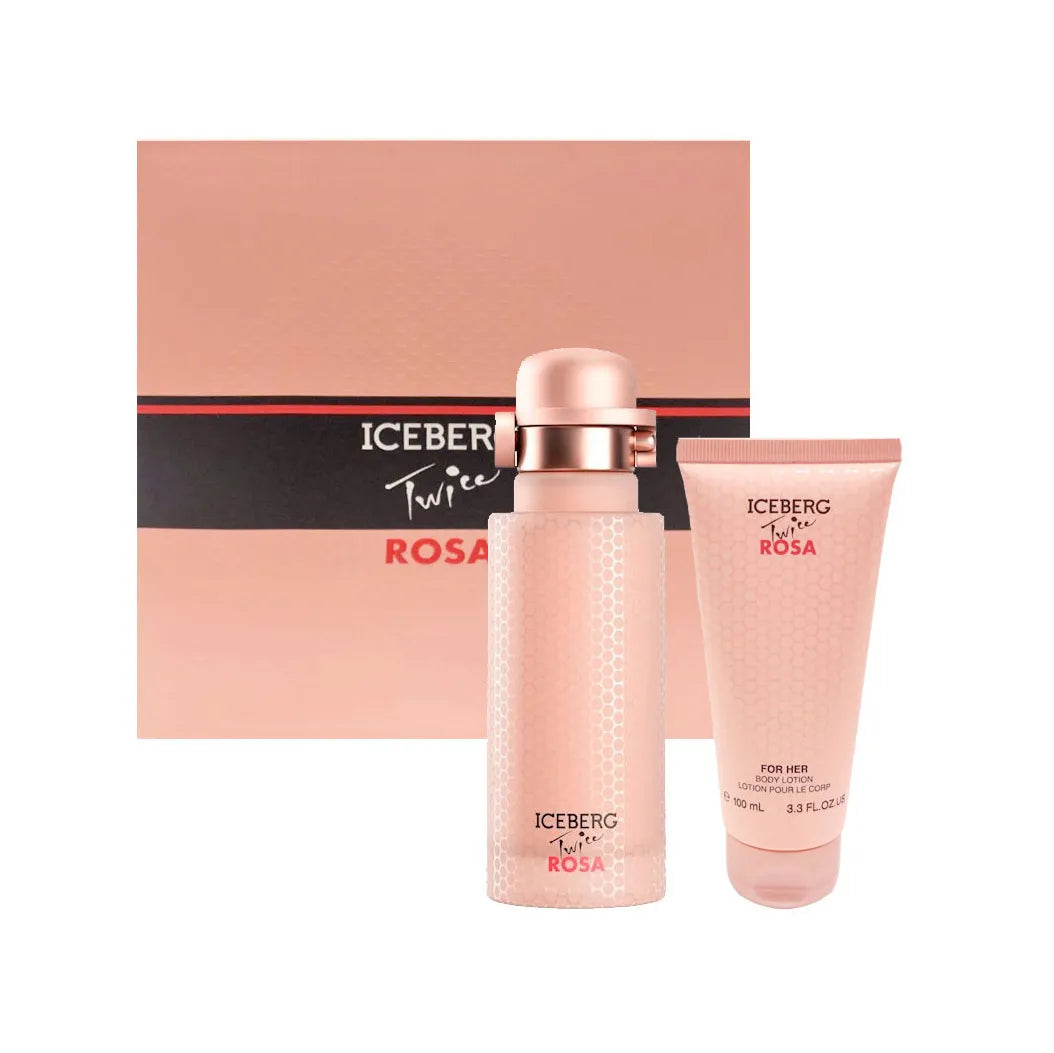 Iceberg Twice Rosa Eau De Toilette 125ml Spray Locion Perfumada Corporal 100ml - Orient Perfumes Portugal