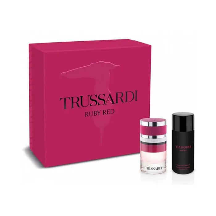 Trussardi Ruby Red Eau De Perfume Spray 60ml Set 2 Pieces - Perfume Original na Orient Perfumes Portugal