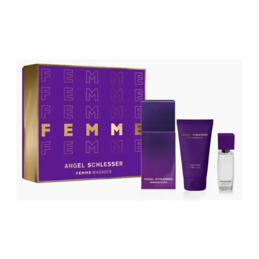 Angel Schlesser Femme Magique Eau De Toilette Spray 100ml Set 3 Pieces - Perfume Original na Orient Perfumes Portugal