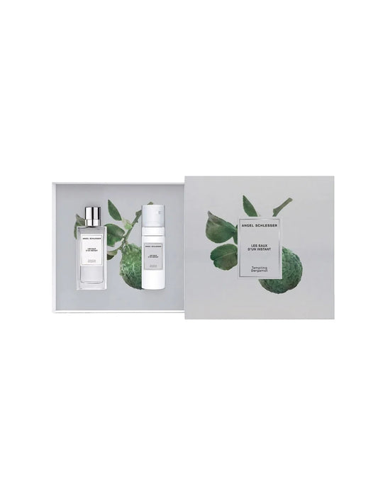Angel Schlesser Instant Tempting Bergamont Watercolor Coffret Eau De Toilette Spray 100ml Set 2 Pieces - Orient Perfumes Portugal