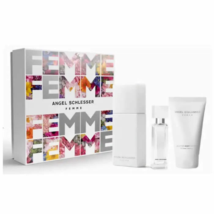 Angel Schlesser Femme Eau De Toilette Spray 100ml Set 3 Piezas - Orient Perfumes Portugal