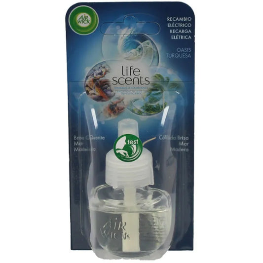 Air-Wick Life Scents Oasis Turquesa Electric Air Freshener Refill 17ml - Perfume Original na Orient Perfumes Portugal