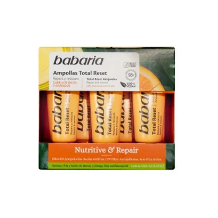 Babaria Nutritive & Repair Ampollas Total Reset 5x15ml - Orient Perfumes Portugal