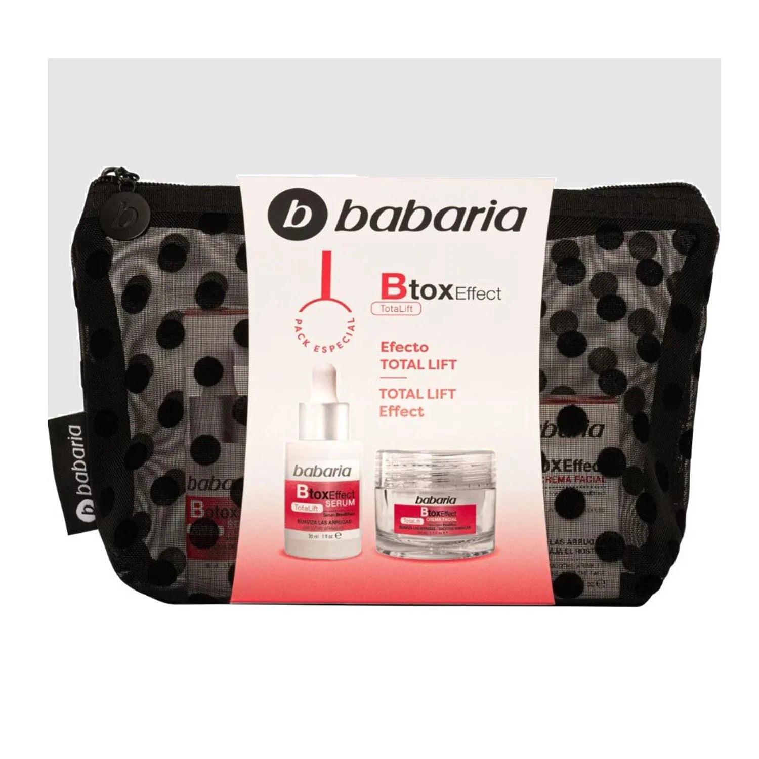 Babaria Btox Effect Total Lift Crema Facial Set 50ml Serum 1u - Orient Perfumes Portugal