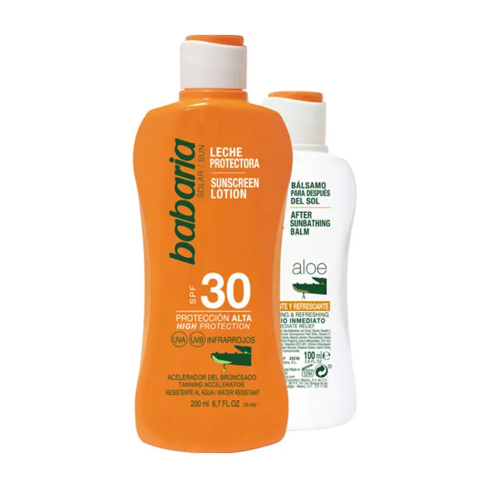 Babaria Solar Leche Protectora Spf30 200ml Set 2 Piezas - Orient Perfumes Portugal